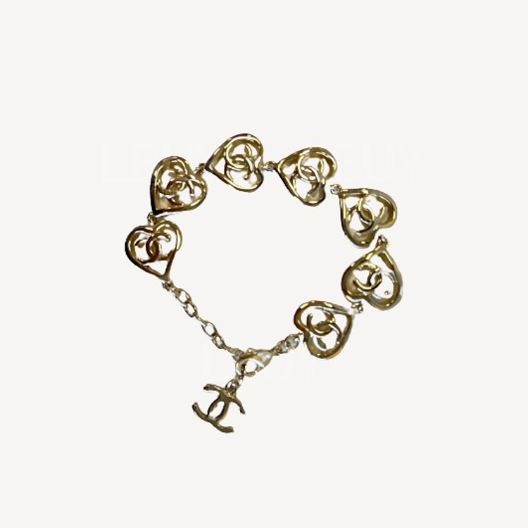 Chanel Heart to Heart Silver Bracelet