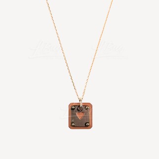 Hermes As de Coeur Necklace 心心项链 金色并玫瑰金