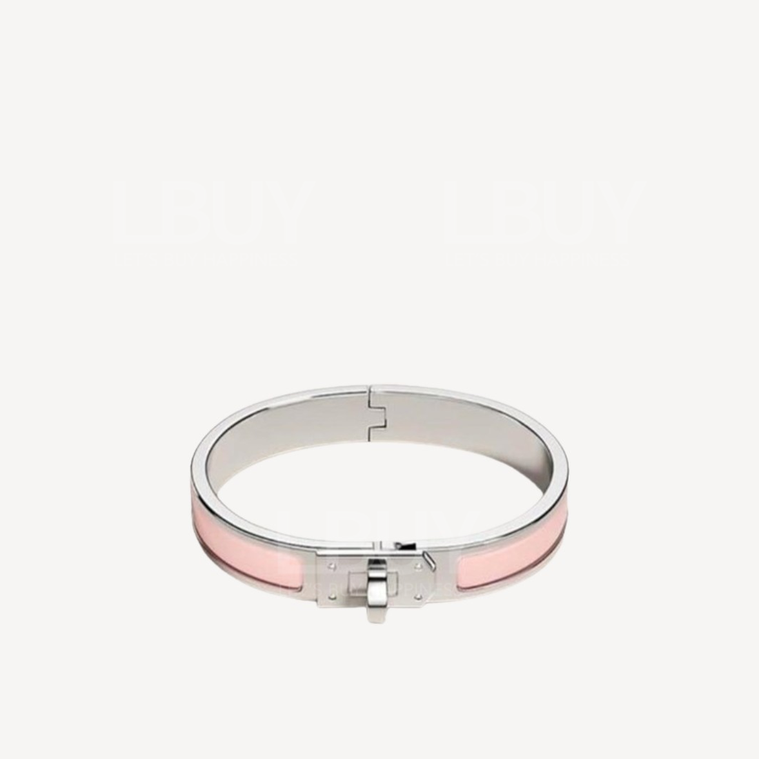 Hermes Mini Clic Kelly Bracelet Rose Candeur rghw