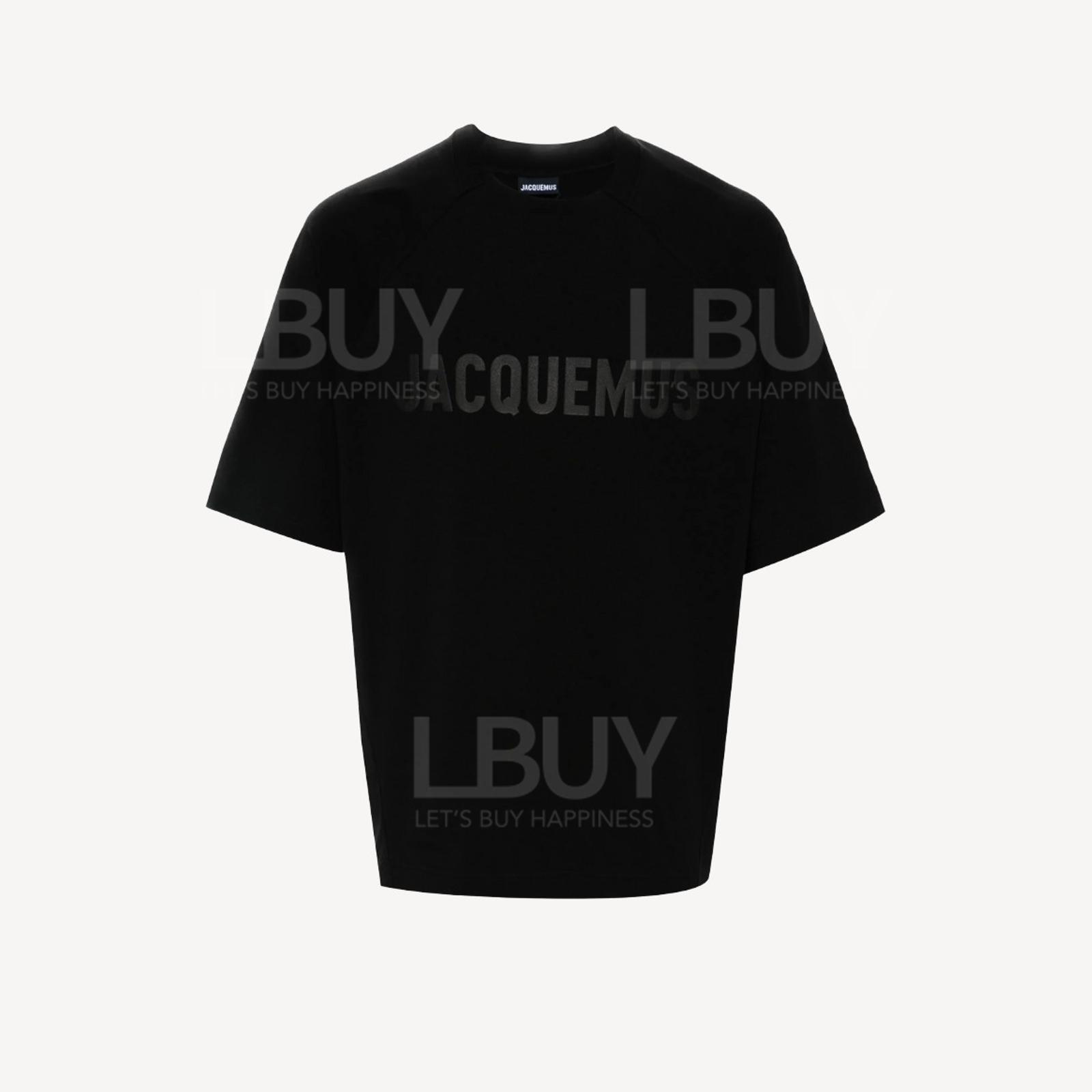 Jacquemus Le T-shirt Typo cotton top