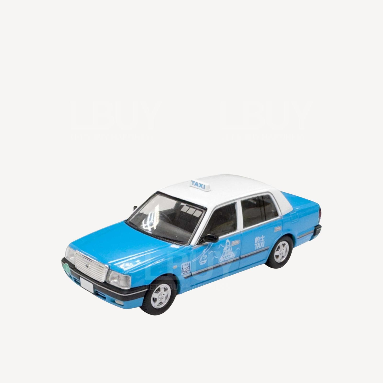 豐田皇冠Comfort香港的士 藍色(大嶼山的士) 隨車附送獨立編號珍藏紀念咭