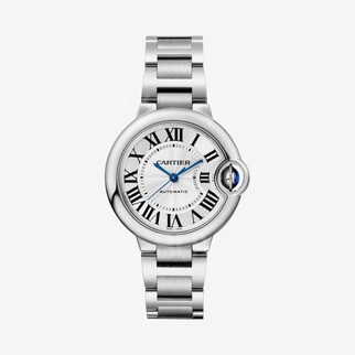 Cartier 卡地亞 Ballon Bleu de Cartier 33mm Steel Case Silver Dial Steel Bracelet WSBB0044