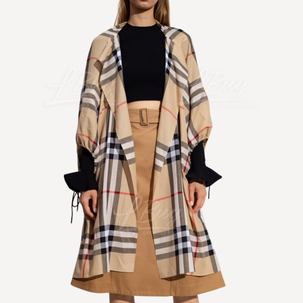 Burberry cape coat best sale