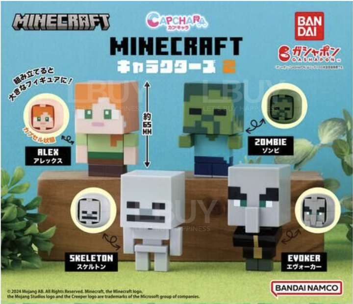 CAPCHARA MINECRAFT GNOME 4 RANDOM 1