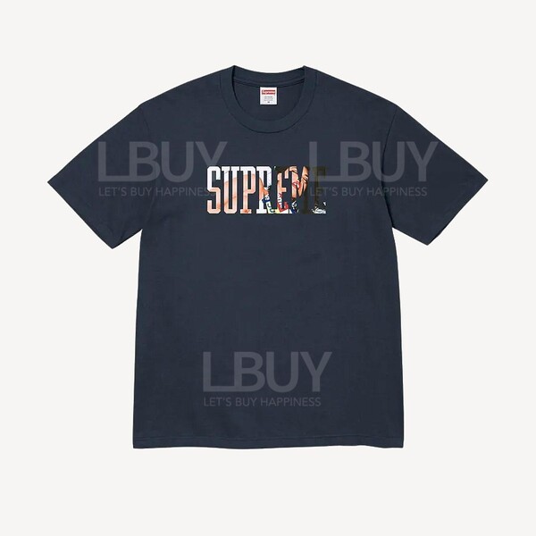 Supreme-Supreme Tera Patrick Tee Navy