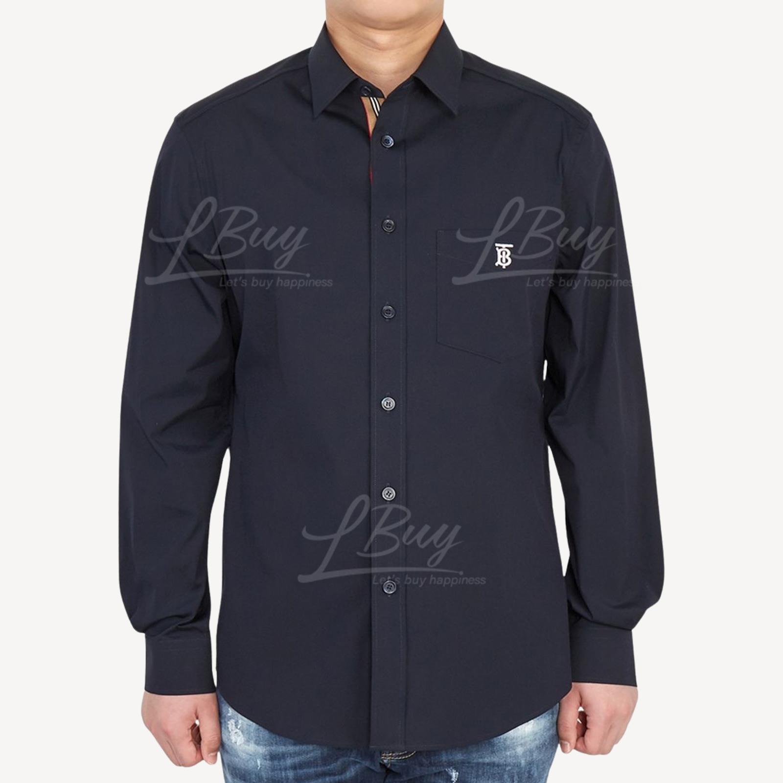 Burberry TB Logo 長袖恤衫 深藍色 8043062