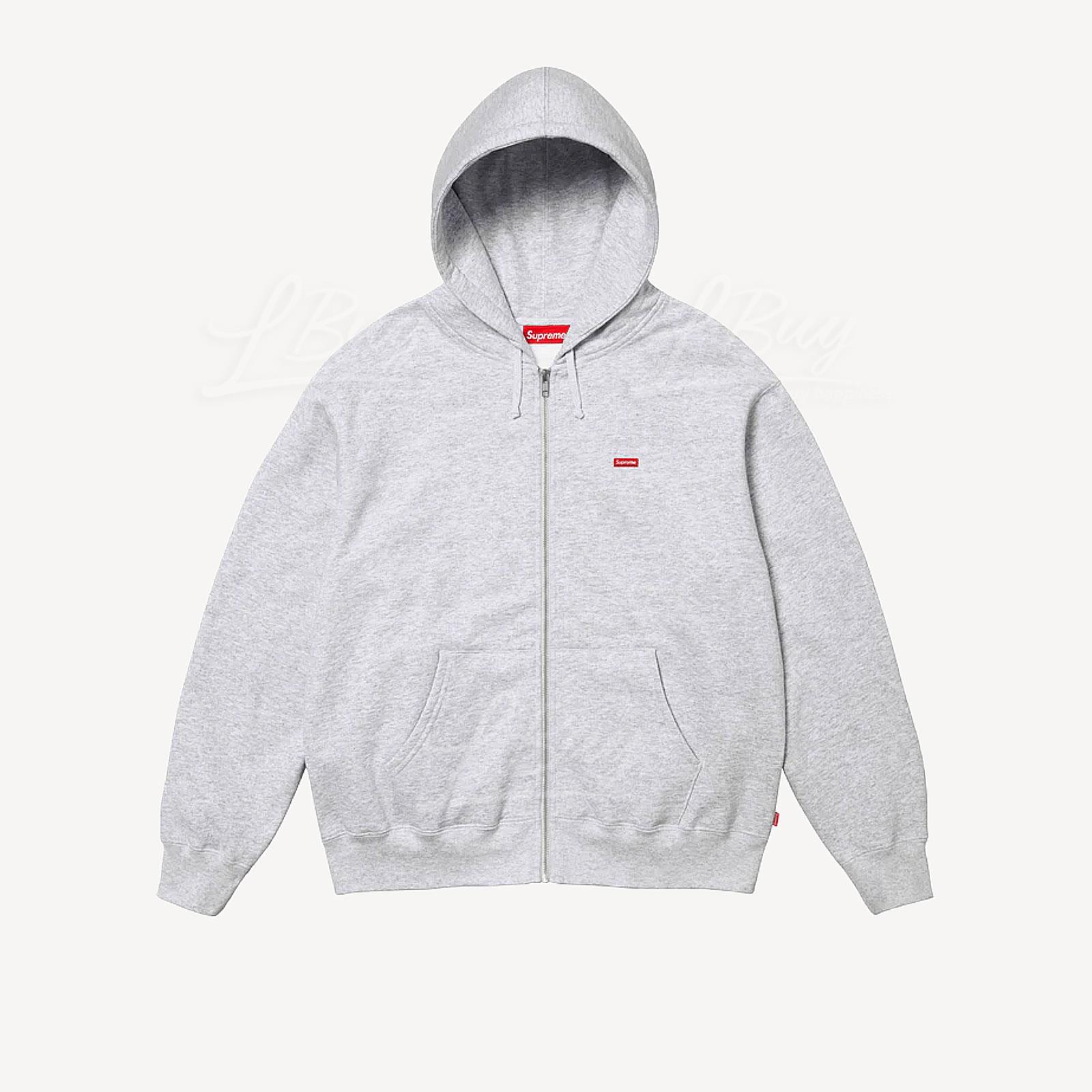 Supreme Small Box 拉链卫衣 灰色