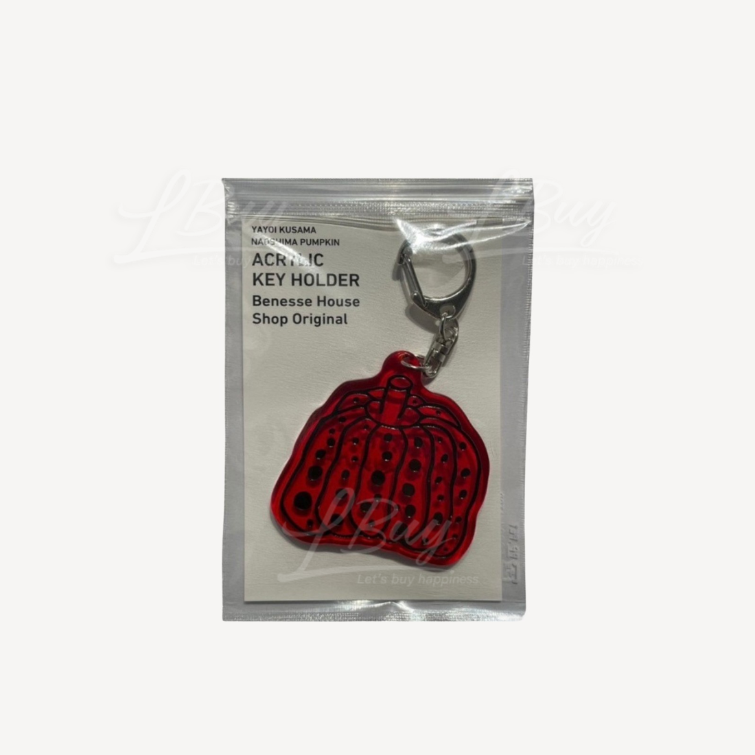 YAYOI KUSAMA 草間彌生 Acrylic Key Ring (Red) 匙扣
