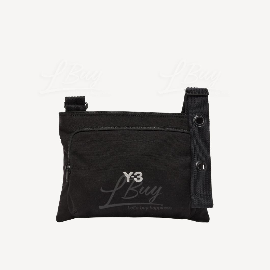 Y-3 黑色尼龙 随身袋 斜背袋 IR5791