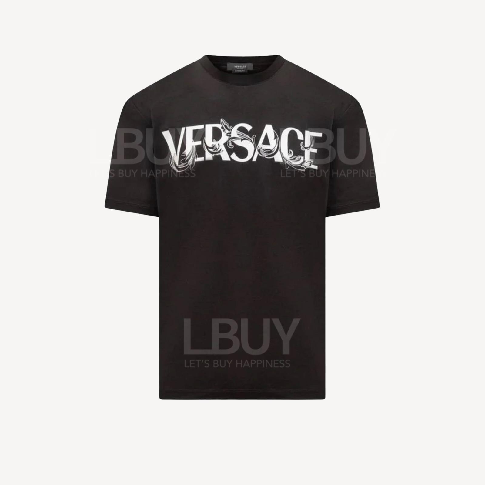 Versace Barocco Silhouette Print Tee