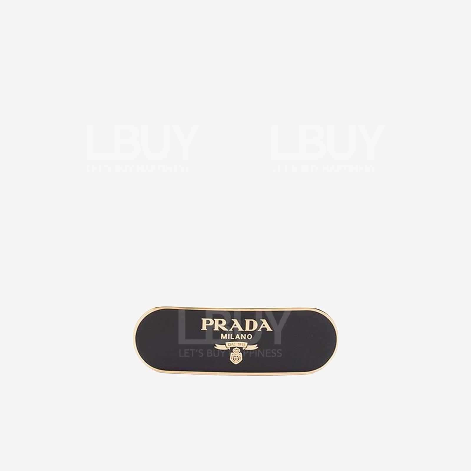 Prada 髮夾 黑色 1IF022