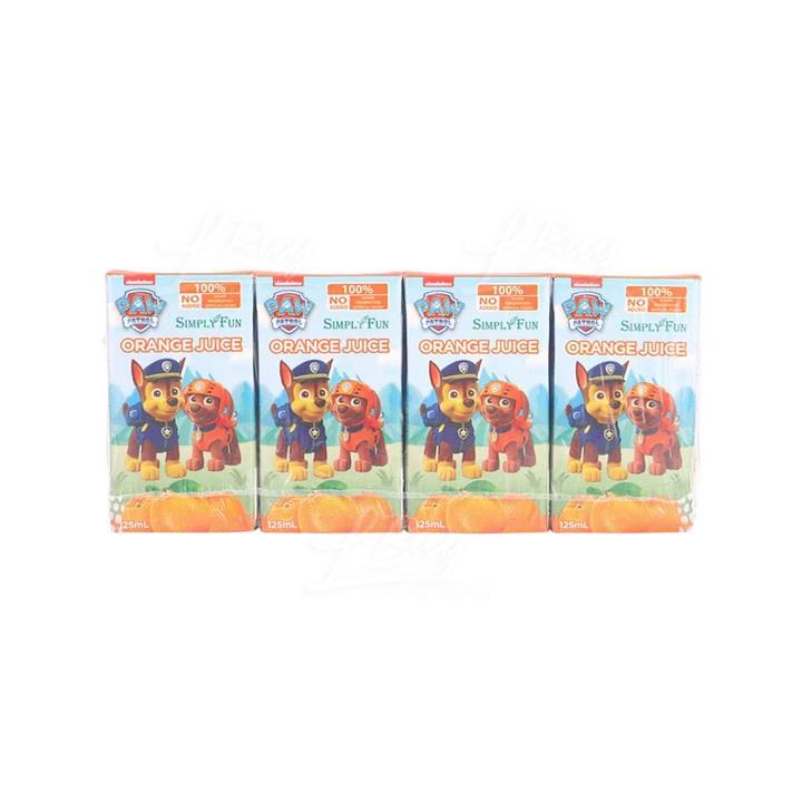 Paw Patrol 橙汁飲品 (4x125ml) 12個月+