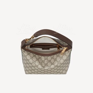 Gucci Ophidia GG Logo Supreme Canvas Red and Green Web Super Mini Shoulder Bag 795170