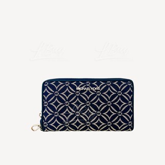 MICHAEL KORS Jet set Logo Jacquard Wallet