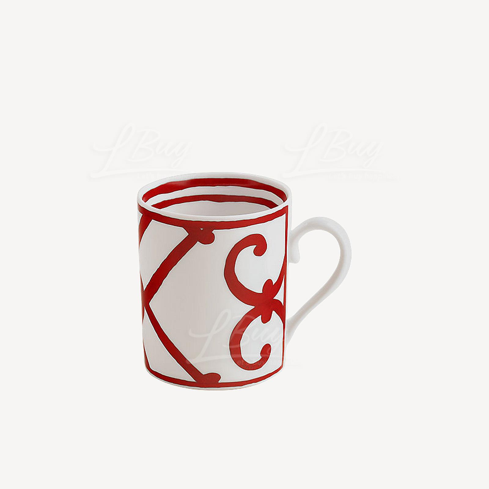 Hermes Balcon du Guadalquivir n°2 flamboyant red mug