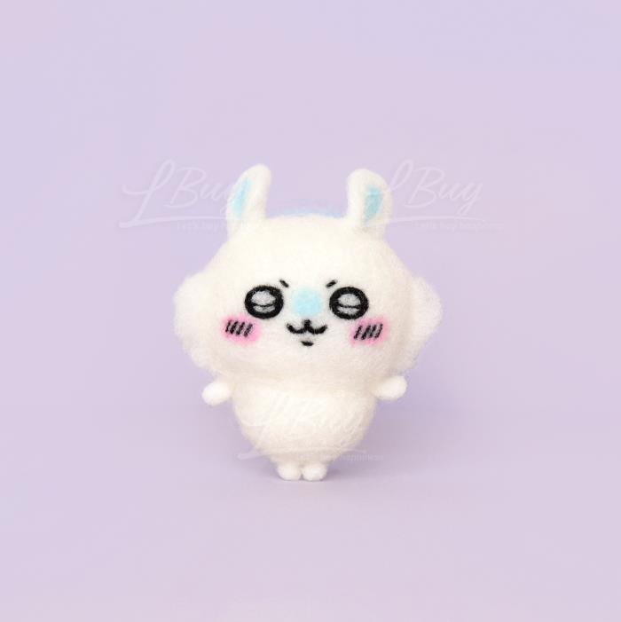  Chiikawa diy 羊毛氈公仔 飛鼠