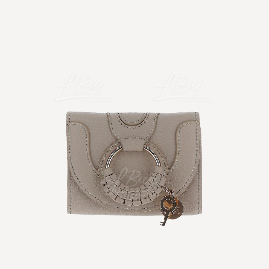 See By Chloé Chloe Hana Trifold Wallet Beige