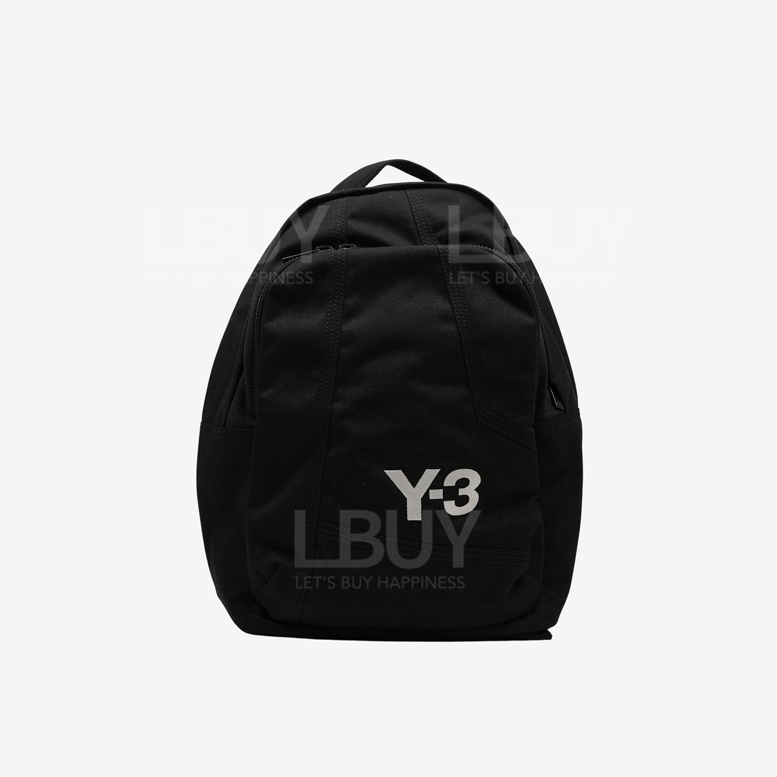 Y-3 Adidas Classic White Logo Backpack Black IJ9881