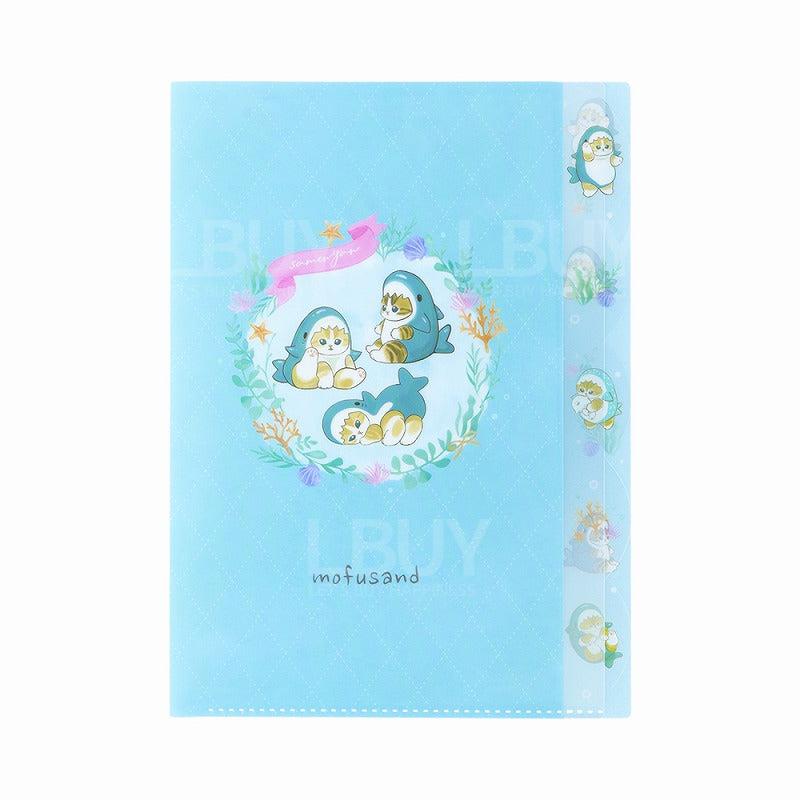Mofusand A4文件夹5格 鲨鱼猫