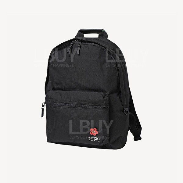 Kenzo-Kenzo Crest Boke Flower 海棠花背囊背包黑色