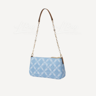 Michael Kors 牛仔印花鍊條單肩包
