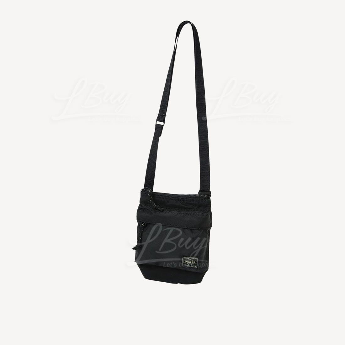 PORTER FORCE SHOULDER POUCH JAPANESE SLANTED POUCH BLACK