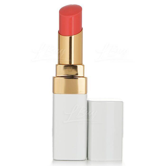 CHANEL ROUGE COCO BAUME 水凝亮澤護唇膏 (白管) 916 FLIRTY CORAL