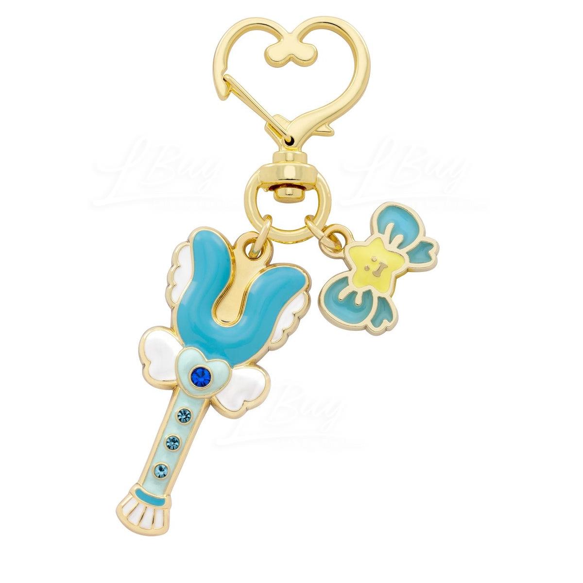 Chiikawa Magic Stick Heart Keychain Blue Little Octopus