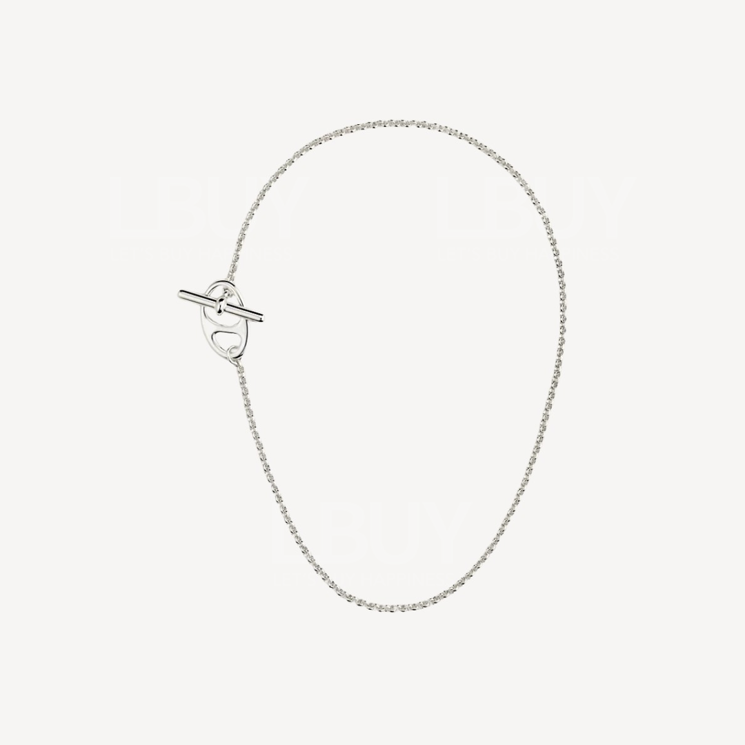 Hermes Chaine d'ancre Punk 925银项链