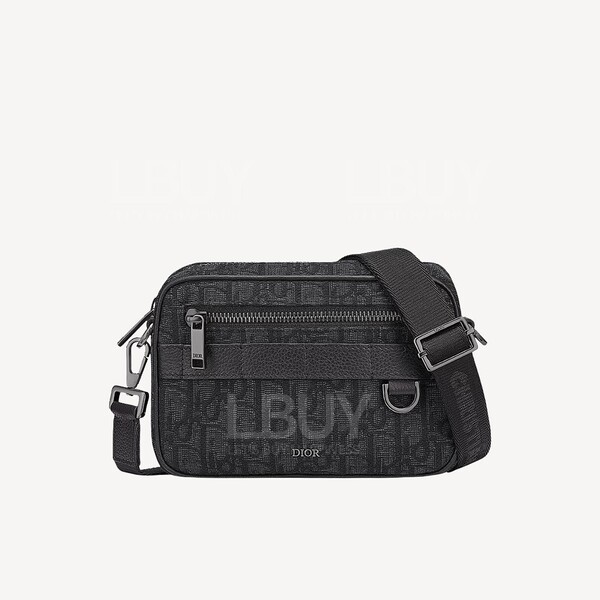 Dior-Dior Mini Safari Bag with Strap Black