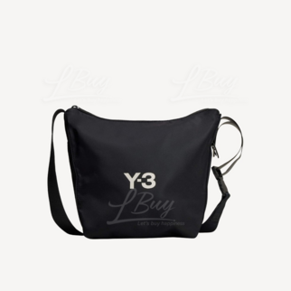 Y-3 尼龙斜孭袋 黑色 JD2905