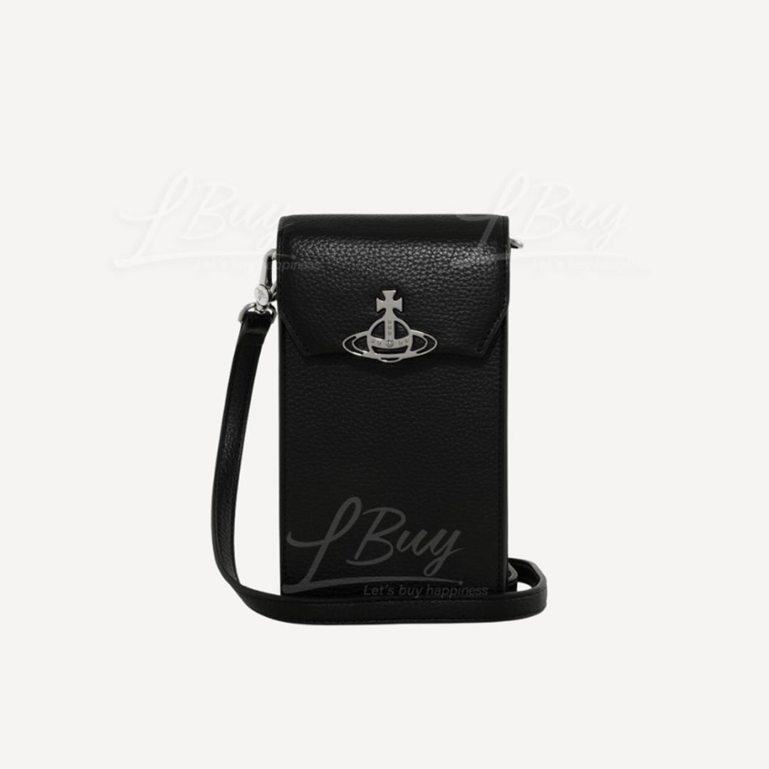 Vivienne Westwood 黑色 斜揹手機袋