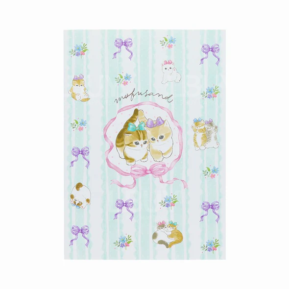 Mofusand 筆記簿 A5 絲帶款