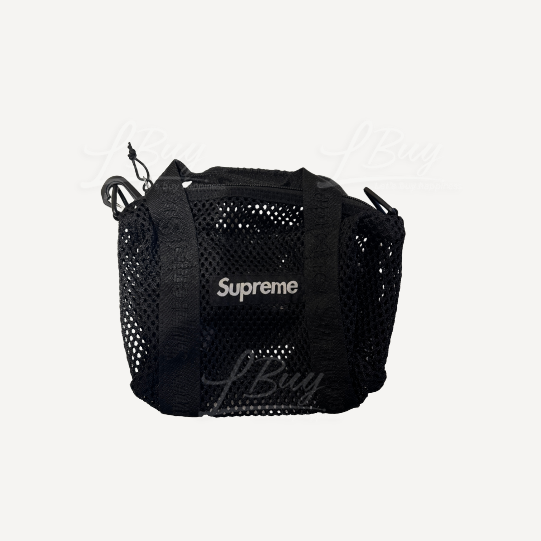 Supreme Mesh Mini Duffle Bag Black