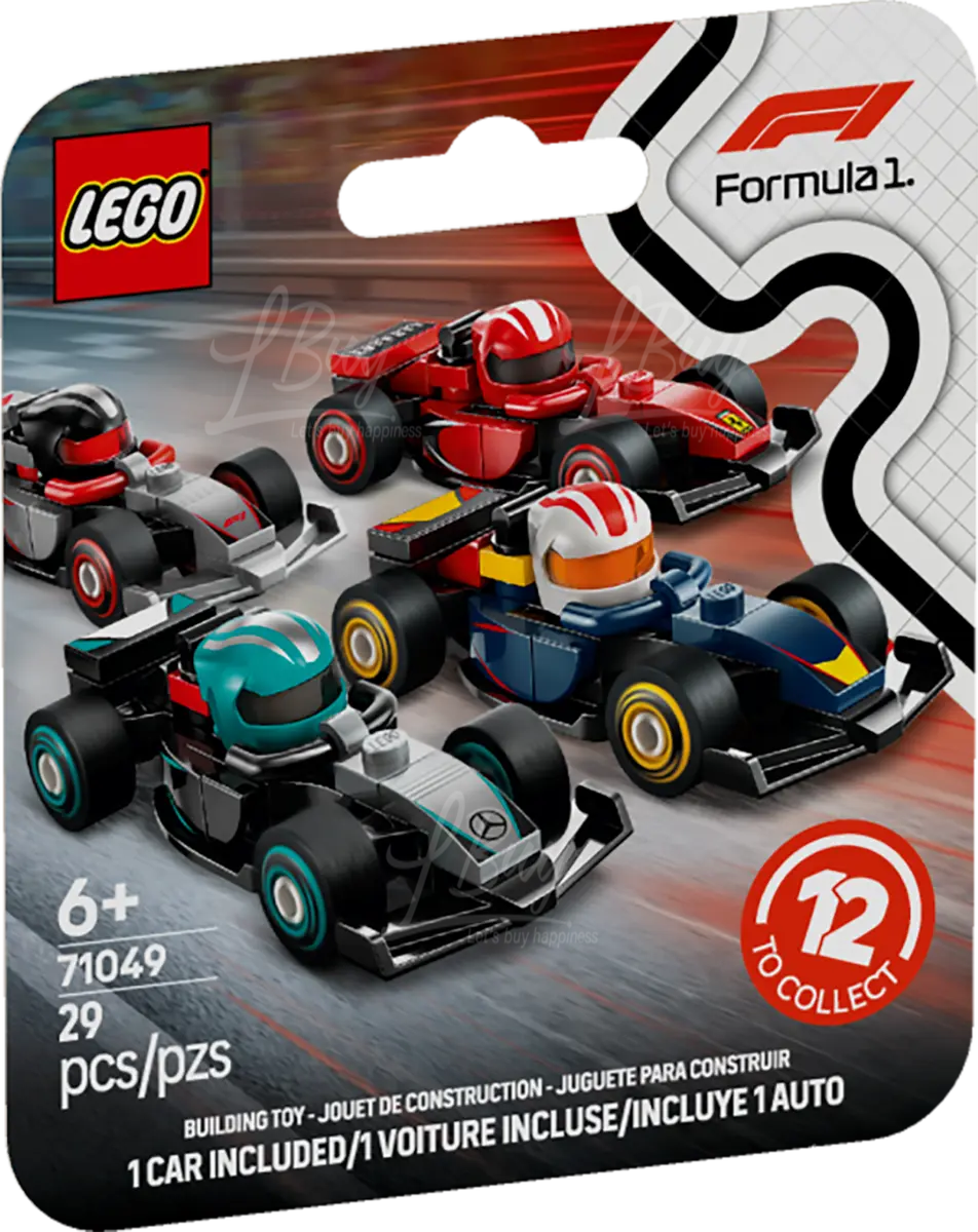 LEGO 71049 LEGO Minifigures F1® Collectible Race Cars 6+
