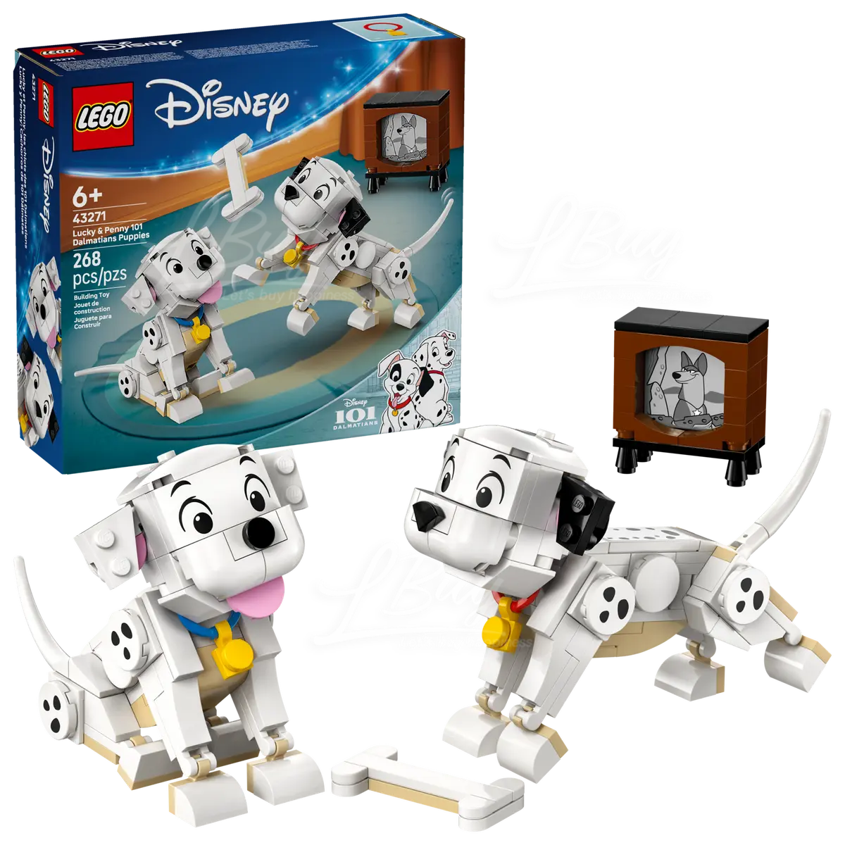 LEGO 43271 Disney Classic《101斑点狗》小狗 Lucky & Penny 6+