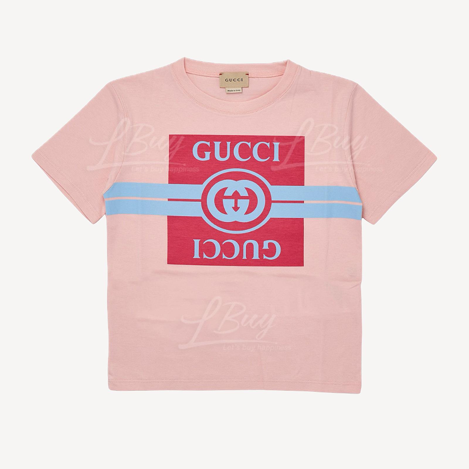 Gucci GG Logo Pink T-Shirt