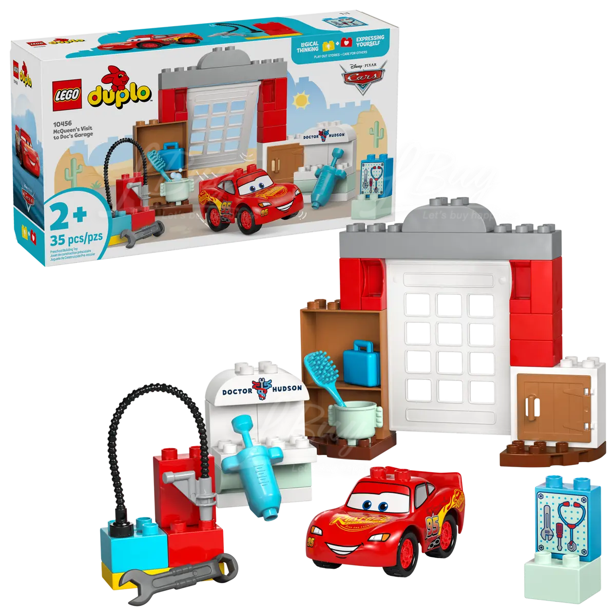 LEGO 10456 DUPLO Disney™ 麦坤参观韩大夫的车库 2+
