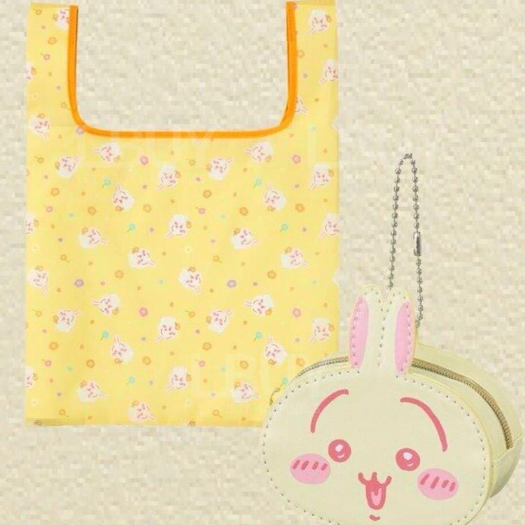 Chiikawa 兔兔环保袋连收纳公仔