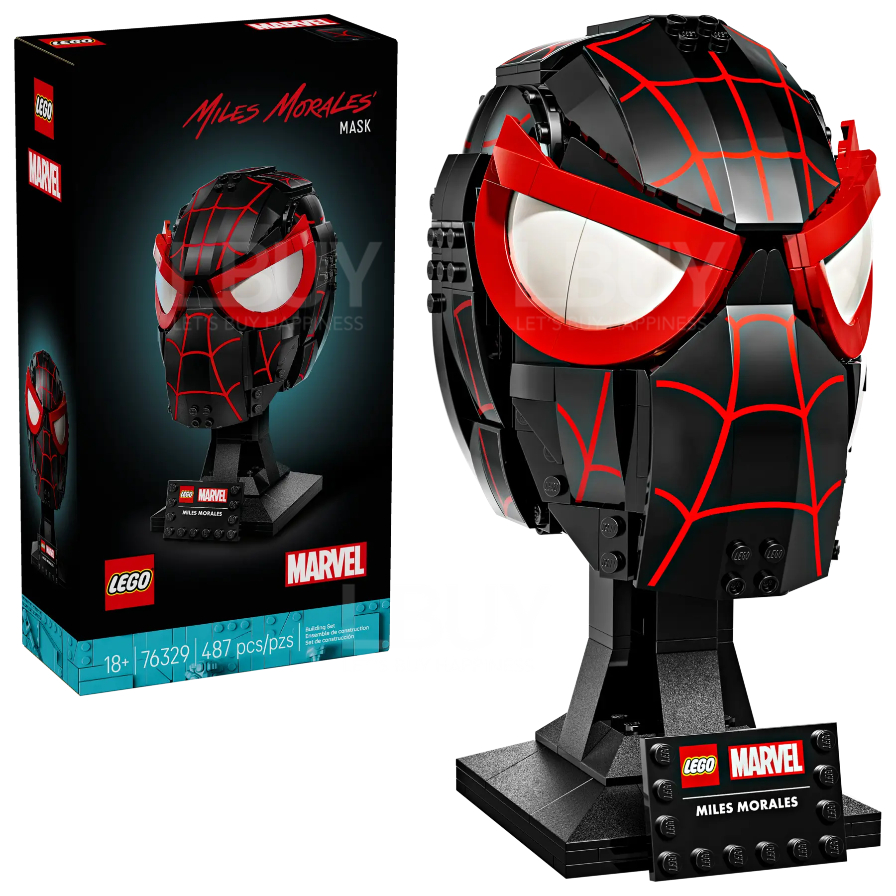 LEGO 76329 Marvel 漫威 蜘蛛俠 邁爾斯摩拉斯的頭套 18+