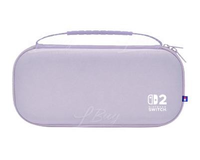 HORI EVA轻薄硬壳主机保护包 Plus款 -澹紫色 for Nintendo Switch 2