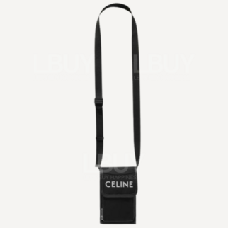 Celine 黑色直版 斜背袋