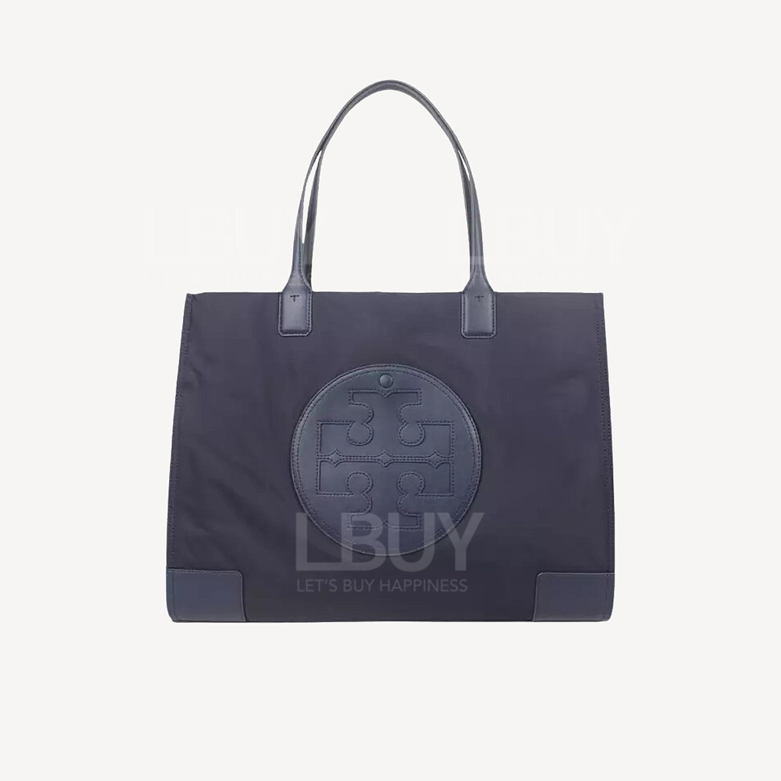 Tory burch Ella logo navy tote 87116-405