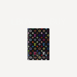 LV x TM Passport Cover Black Color Monogram M13414