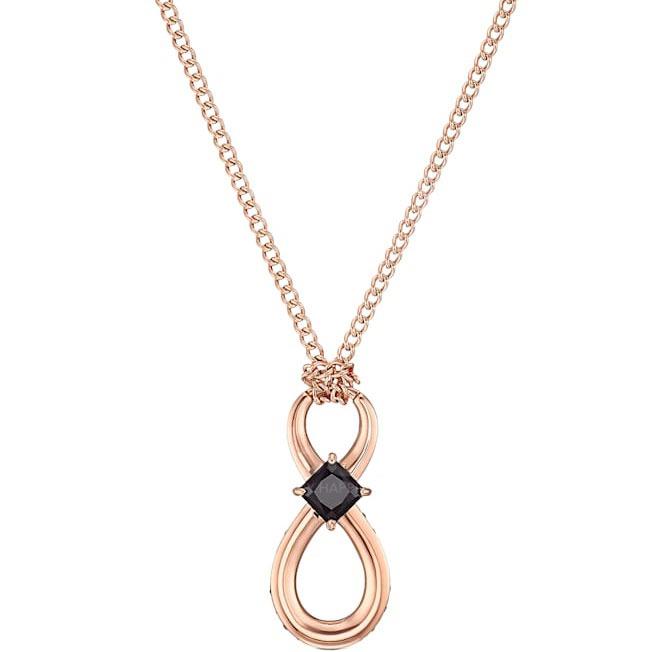 SWAROVSKI INFINITY 項鍊 (玫瑰金色)