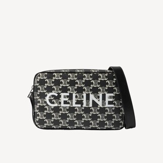 Celine Old Flower Black Crossbody Bag