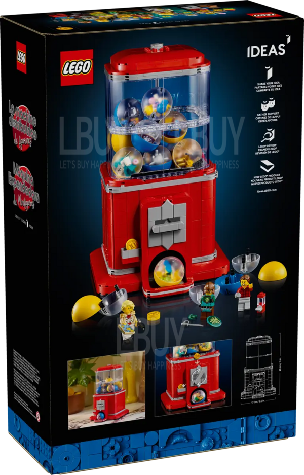 LEGO-LEGO 21358 Ideas Minifigure Vending Machine 18+