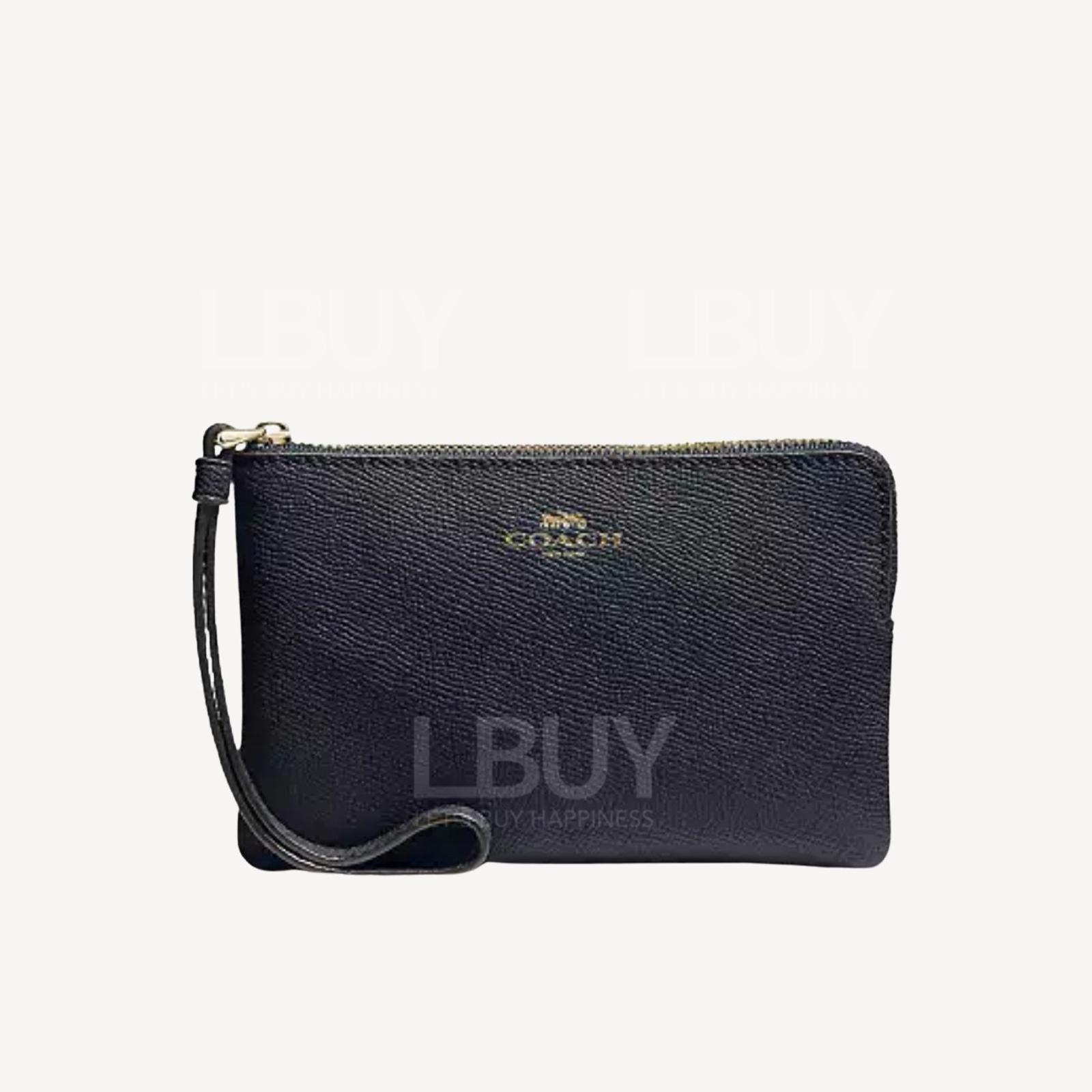 Coach Corner Zip Wristlet