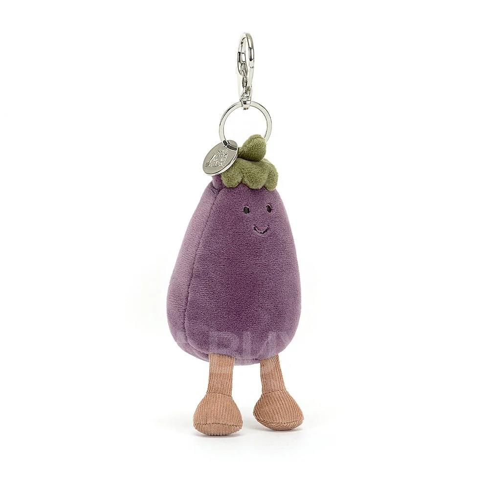 Jellycat Vivacious Vegetable Aubergine Bag Charm