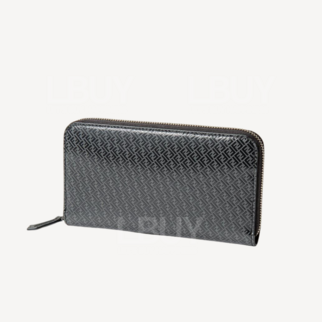 Fendi FF Logo 拉鍊黑色長銀包 7M0210